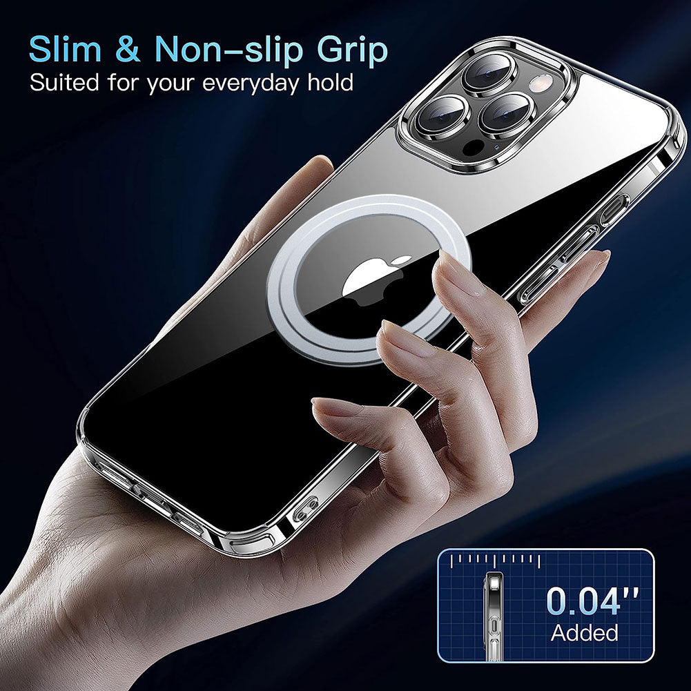 Magnetic Phone Case for iPhone 15 Pro Max Compatible with MagSafe Anti-Scratch TPU PC Clear Cover Magnetic Phone Case for iPhone 15 Pro Max Compatible with MagSafe Anti-Scratch TPU PC Clear Cover